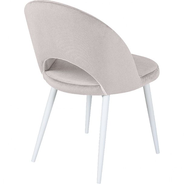 Комплект кухонных стульев Рэди светло-серый велюр/белый, 3 шт. - Вид 4