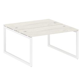 Metal System Quattro Р. ст. на О-образном м/к 50БО.РАС-СП-2.3 Дуб наварра/Белый металл 1400*1475*750 - Фото предпросмотра