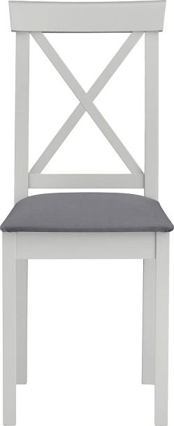 Стул деревянный с мягким сиденьем Бергольф Серый/Серый велюр - Вид 2