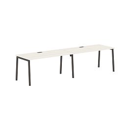 Стол 2-х местный ELWST 3180 Ясень Траун/Мокко 3126х800х750 EDIS - Фото предпросмотра
