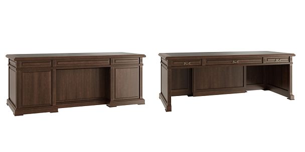 Стол письменный Ministry 220x100x80 дуб шоколад - Вид 1