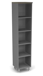 Стеллаж открытый 5-ур Берлин Дрифтвуд/Серый ШО5-45 - Фото предпросмотра