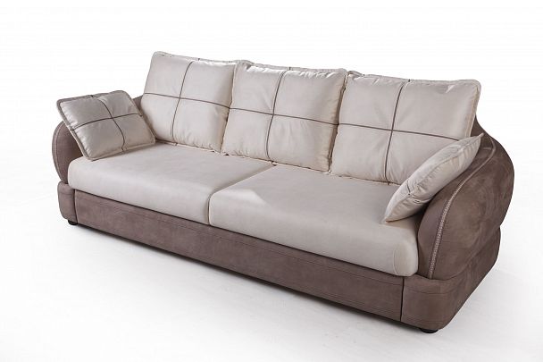 Napoli (Неаполь) диван-кровать прямой, замша - Вид 5