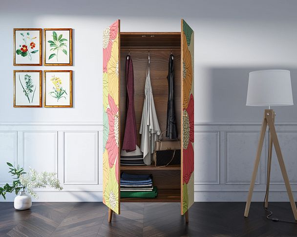 Шкаф малый двухстворчатый "Berber" принт 5 - Вид 5