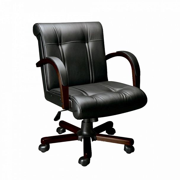 Paris B / Кресло Paris B Paris B 52x70x97 чёрный / тёмный орех - Вид 1