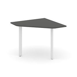 Style Project Next Угловой элемент переговорного стола SN-59.UPRG-001 Антрацит/Металл Белый 980*980*750 - Фото предпросмотра