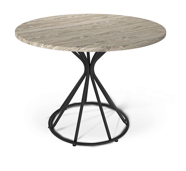 Стол Sheffilton SHT-TU4-1/TT 90 МДФ черный муар/арон - Вид 2