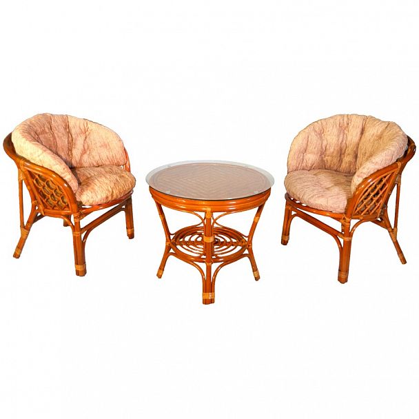 Комплект "Багама" дуэт, подушки коричневые полные твил - Вид 7