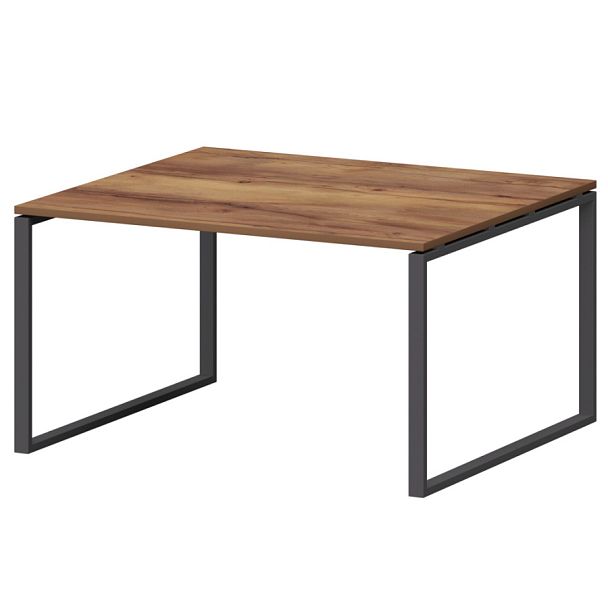 Стол переговорный на металлокаркасе СМСП-О-16.123.Пр25 Таксония/Антрацит 1600x1236x750 Смарт - Вид 1