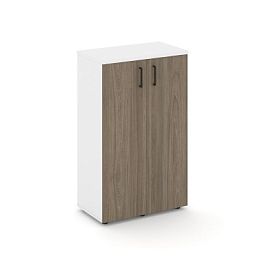 Стайл Проджект Тумба опорная/приставная SN.TOP-061 Белый/Белый/Вяз Благородный/Черный Ручки 600*400* - Фото предпросмотра