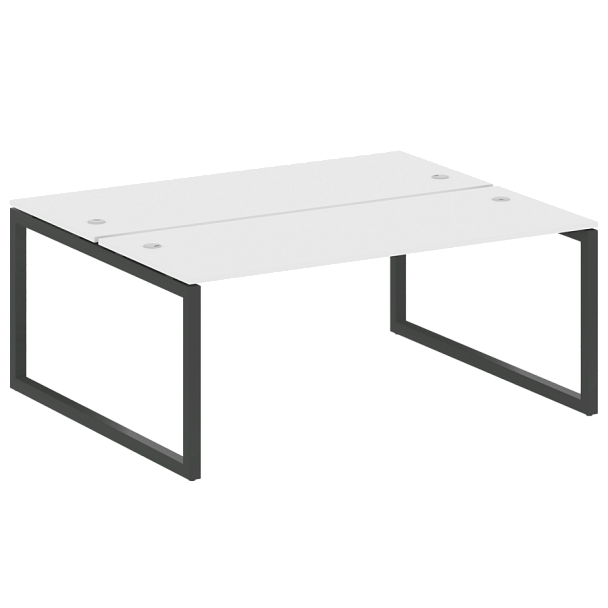 Metal System Quattro Р. ст. на О-образном м/к 50БО.РАС-СП-2.5 Белый/Антрацит металл 1800*1475*750 - Вид 1