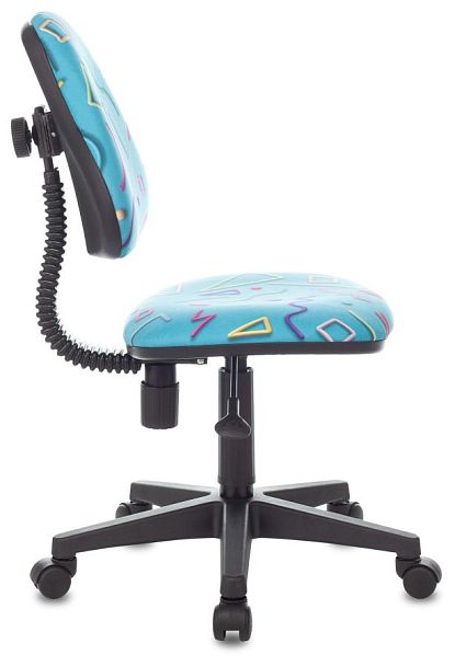 Кресло детское Бюрократ KD-4 голубой Sticks 06 крестов. пластик - Вид 2