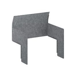 AcustiX Кабина настольная на стол L700 VE.KB5-98.7 Морская Галька 980*1100*1100 - Фото предпросмотра