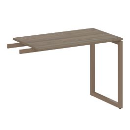 Metal System Quattro Приставной элемент на О-образном м/к 40БО.ПР-3 Вяз/Мокко металл 1000*600*750 - Фото предпросмотра