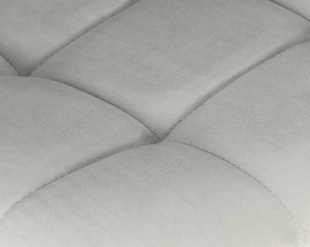 Стул барный DOBRIN NICOLE (черные матовые ножки, светло-серый велюр (108-52)) - Вид 8