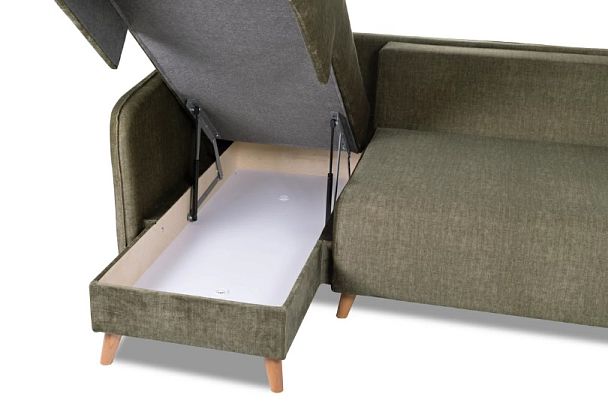 Диван 4-х местный LILA ottoman зеленый - Вид 9