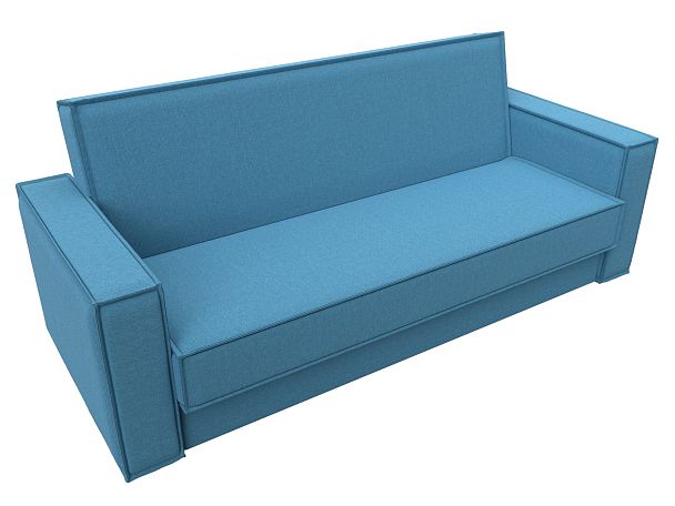 Диван-книжка Куба Рогожка голубой - Вид 5