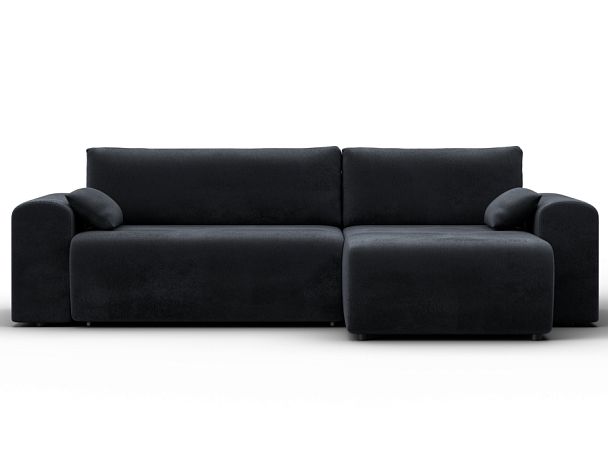 Диван угловой Лига-099 угол универсальный Велюр серый - Вид 2