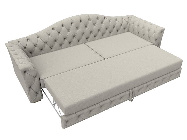 Диван прямой Артис Рогожка бежевый - Вид 7