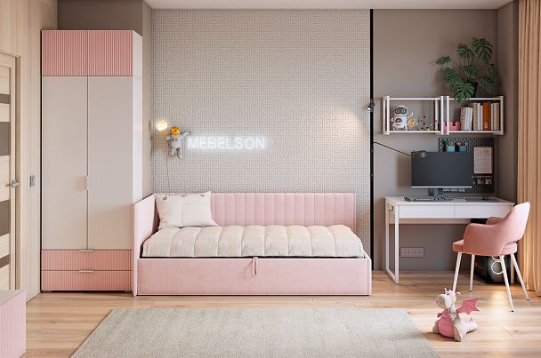 Комплект детской мебели "Зефир К9" (4015х1000х2300) ДК09Зефир.3197 - Вид 2