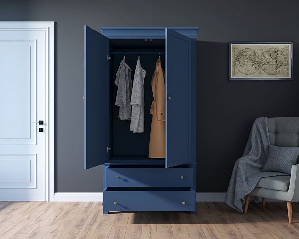 Шкаф двухстворчатый "Jules Verne" JV27ETGB - Вид 3