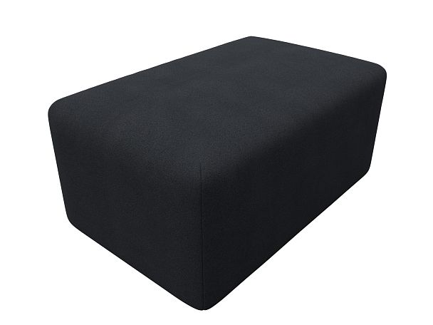 Модуль пуф Лига-060 НПБ Искусственная замша серый - Вид 5