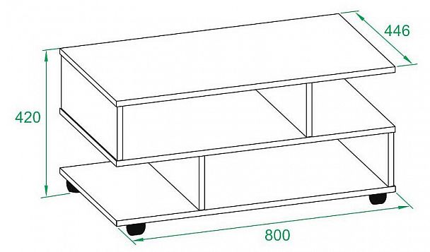 Стол журнальный СЖ-6 - Вид 2