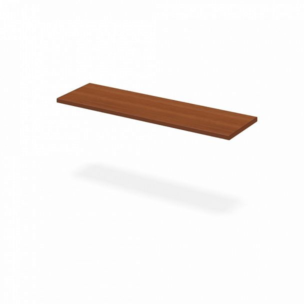 Топ для секции шкафов с одним средним гардеробом "Лидер" ПК-ЛДР-ТПГ149х44-В1-35 миланский орех светлый - Вид 1