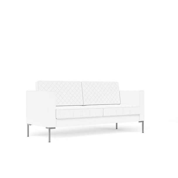 Диван 3-местный Мальта / Malta malta-3 экокожа белая CN2 - Вид 1