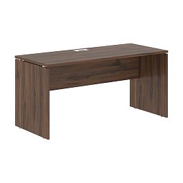 Стол прямой EDST 1567 Дуб Денвер тёмный/Белый 1560х670х750 EDIS - Фото предпросмотра