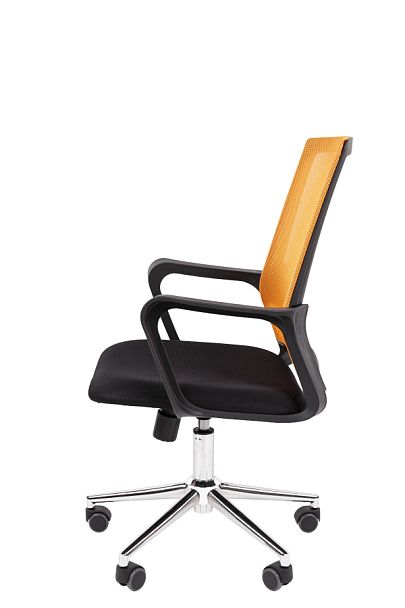 Офисное кресло Chairman 606 Россия TW оранжевый хром - Вид 7