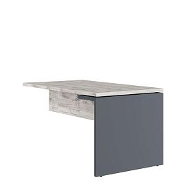 Брифинг-приставка Zion Light 140x80x75 дуб нордик - Фото предпросмотра