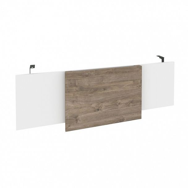 Царга стола руководителя "ONIX DIRECT LUX" O.M-CSR-4 тиквуд темный/антрацит/белый - Вид 1