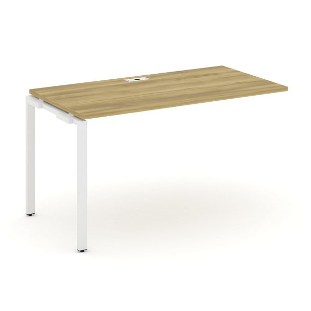 Concept Наборный элемент рабочей станциии CN.ONRS-003 Дуб Винченцо/Металл Белый 1380*720*750 - Вид 1