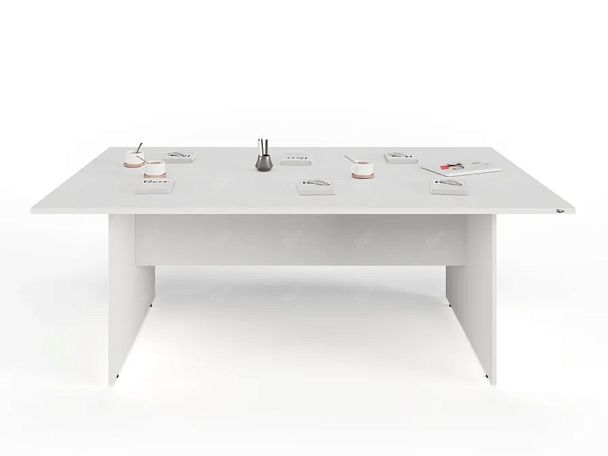 ЛАЙТ / LIGHT RLG009-20x12 Конференц-стол 200x120x75 Белый - Вид 2