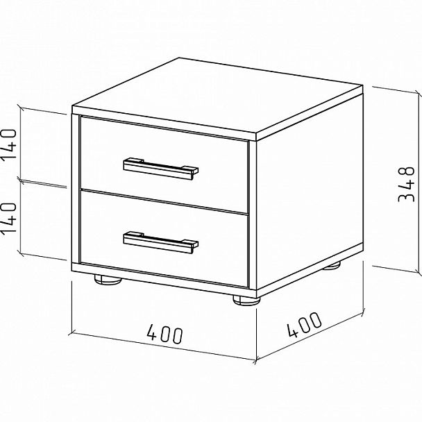 Тумбочка Остин-1 - Вид 2