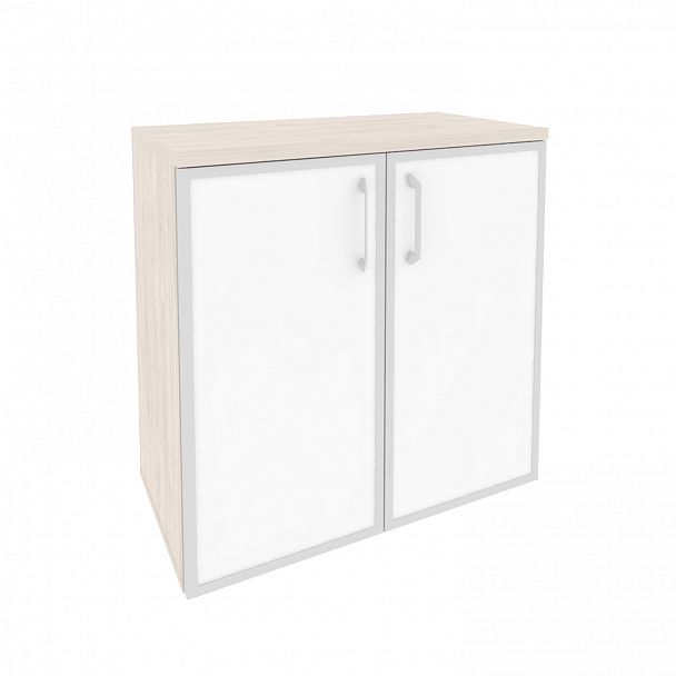 Шкаф "Onix" O.ST-3.2 R white/black денвер светлый - Вид 2