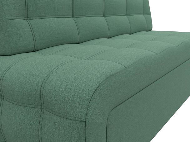 Диван кухонный прямой Люксор Рогожка зеленый - Вид 4