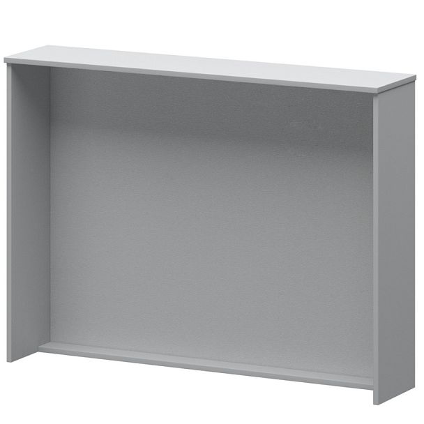 Стойка прямоугольная А-554 Серый 1660x360x1220 Ресепшн - Вид 1