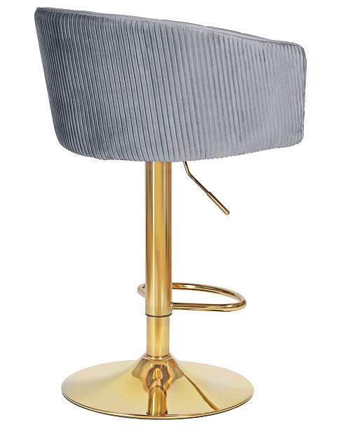 Стул барный "Марк Голд" WX-2327 серый - Вид 4