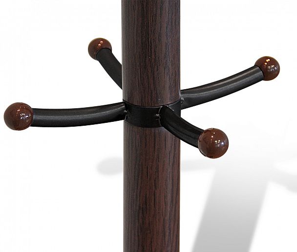 Вешалка Sheffilton SHT-CR9 темный орех/мрамор - Вид 4