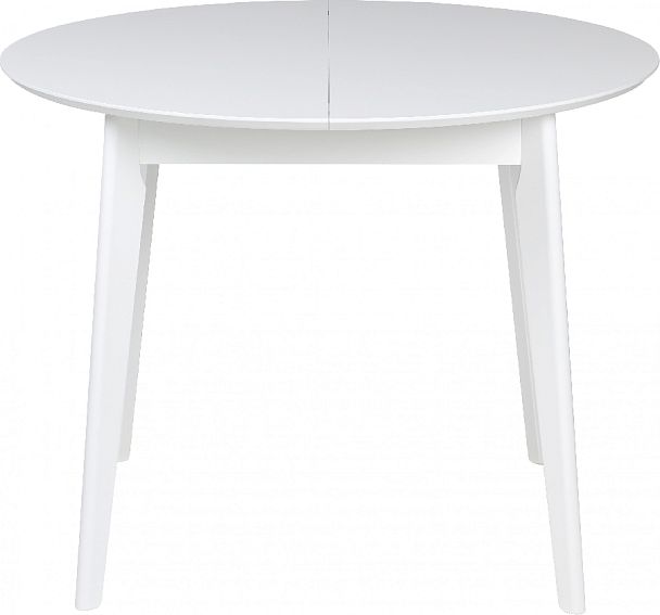 Стол деревянный круглый раскладной Норден D100 Белый - Вид 2
