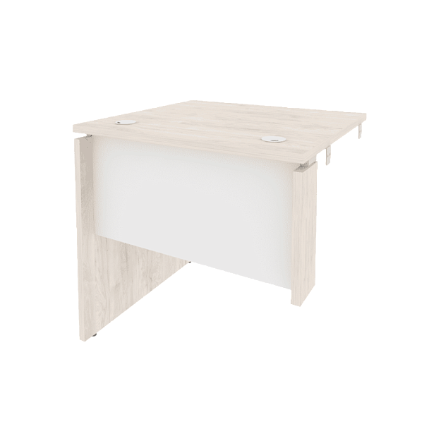 Onix Стол-приставка левый к опорным элементам O.SPR-0.7 (L) Денвер светлый/Белый бриллиант 780*720*750 - Вид 1