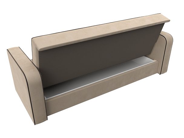 Диван-книжка Тур Велюр бежевый - Вид 8