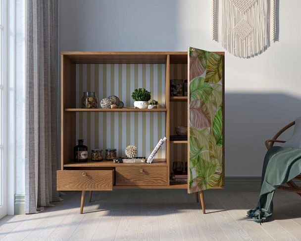 Стеллаж с нишей Berber принт 29 арт BB28/Print_29 - Вид 2