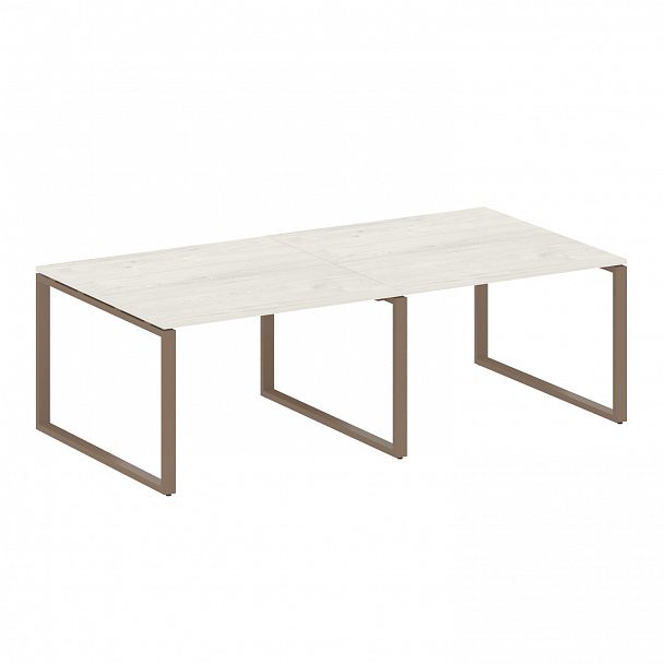 Стол для переговоров "Metal System" БО.ПРГ-2.2 дуб наварра/мокко - Вид 1