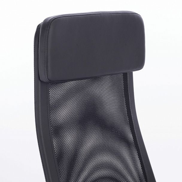 Кресло офисное BRABIX "Flight R EX-541", хром, экокожа, сетка, черное, 532516 - Вид 6