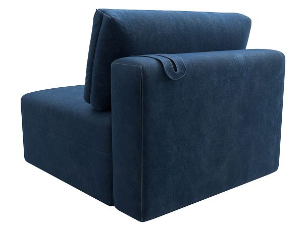 Модуль диван Лига-060 НПБ Велюр синий - Вид 5