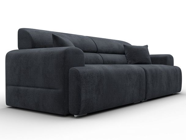 Диван прямой Лига-109 НПБ Велюр серый - Вид 3