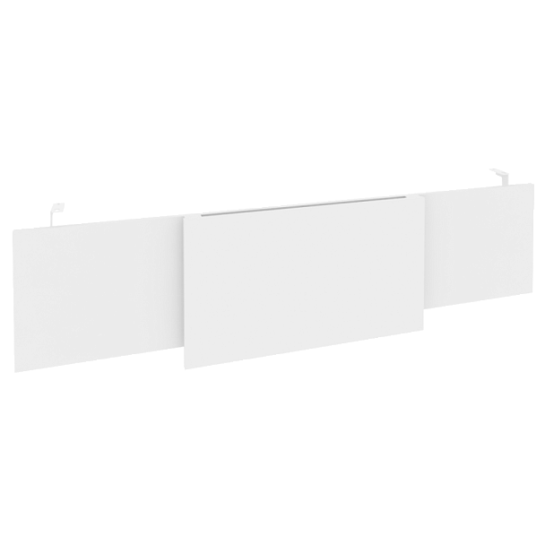 Onix Direct Царга стола руководителя O.M-CSR-6 Белый бриллиант/Белый металл 1740*450*54 - Вид 1